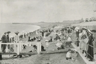 Strandleven in Dieppe